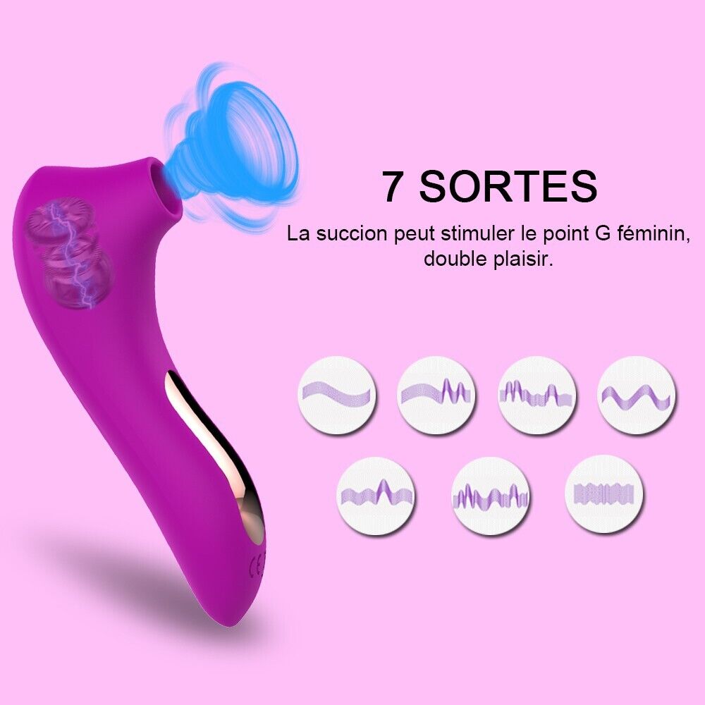 Sextoy Femme Clitoris Puissant Vibrateur de Succion Clitoris Mamelon –  Shadow Diffusion