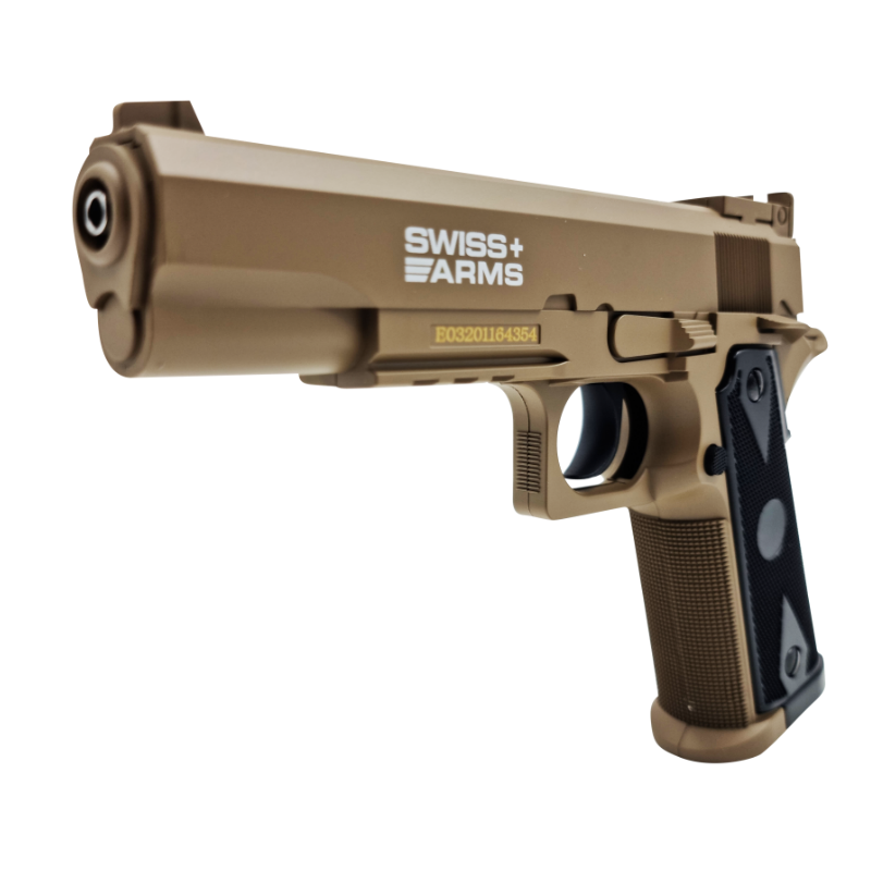 Pistolet P1911 Match TAN Swiss Arms 3 Joules