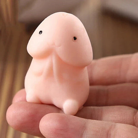 Figurine jouet en forme de pénis silicone anti stress 4cm