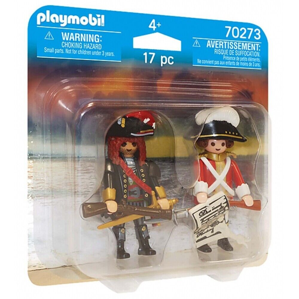 Playmobil Duopack Capitaine Pirate et Soldat