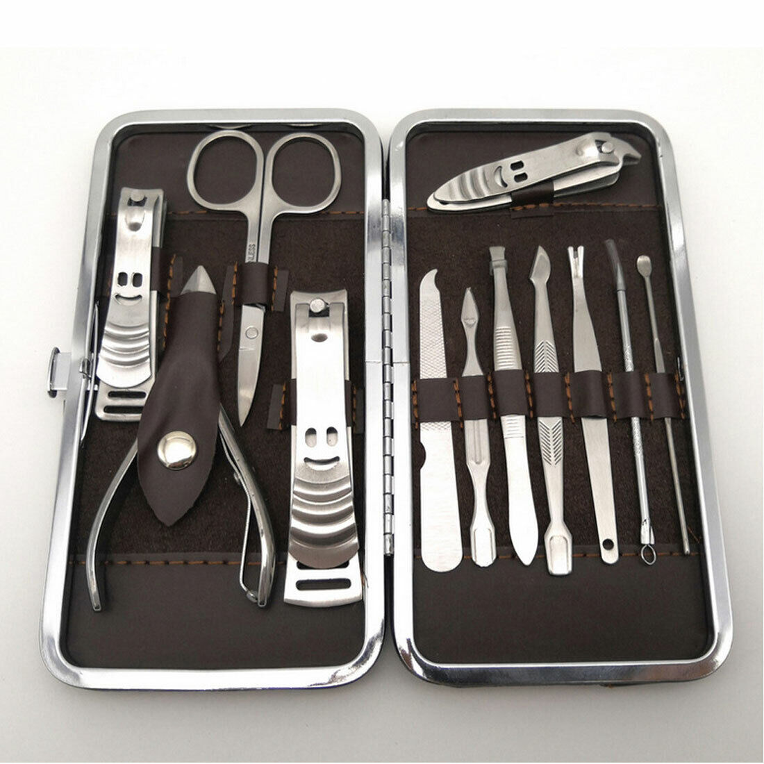 Set Manucure Pédicure Inox 12 pièces