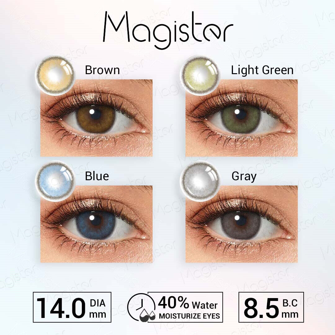 Lentilles de Contact colorées Brown pour les yeux 2 pièces Déguisement Fête