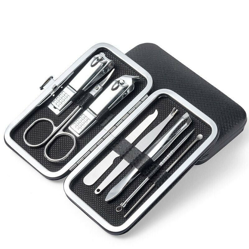 Set Manucure Pédicure Inox 8 pcs