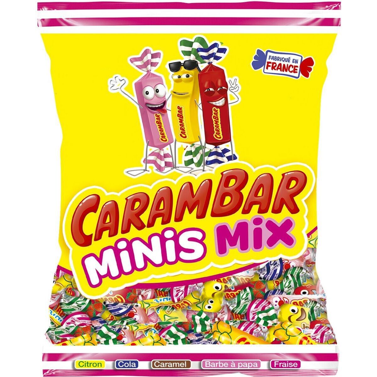 Lot de 4 x 110g Carambar Mini Mix