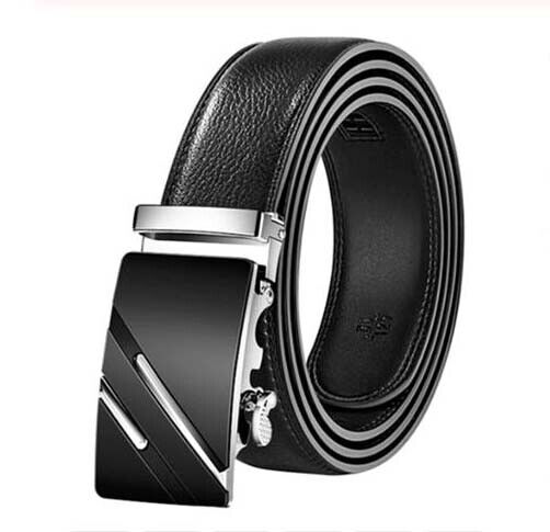 Ceinture Homme Noir Métal 115cm