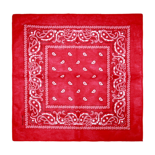 Foulard Bandana Echarpe Cache Cou Unisexe Rouge