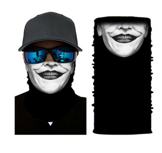 Masque Joker Cache Cou Col Bandana Foulard Bonnet coupe-vent