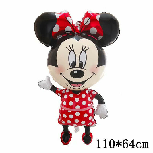 Ballons Géant Minnie Mouse en Aluminium Décorations de Fête Anniversaire