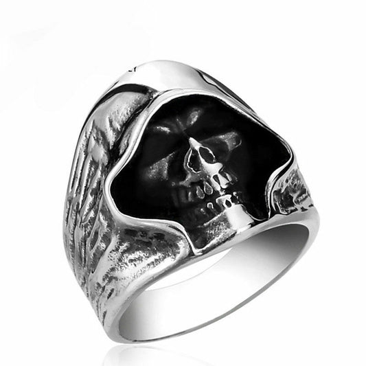 Bague Chevalière Crâne Knuckle Skull Ring