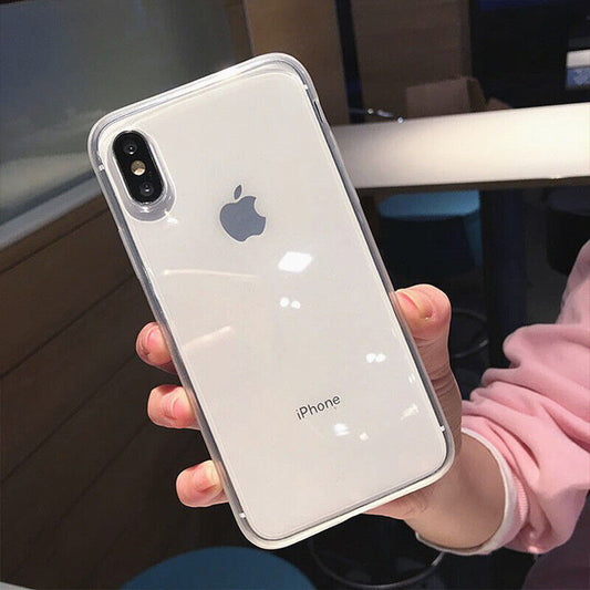 Coque Silicone Transparent Blanc Pour Iphone XR