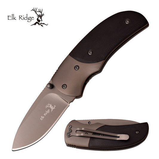 Couteau de poche pliant Elk Ridge ER-170