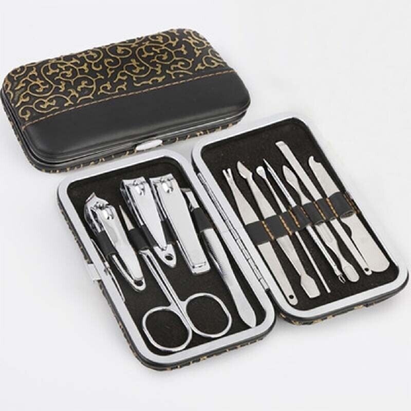 Set Manucure Pédicure Inox 12 pcs