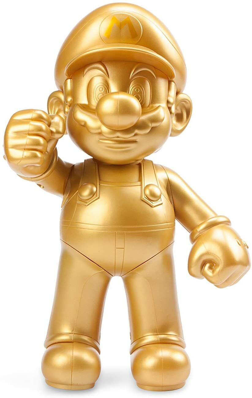 Figurine Super Mario Gold Or 12cm