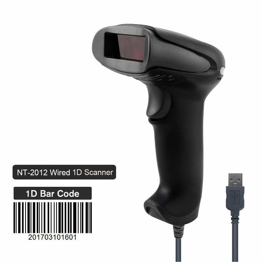 NETUM NT-2012 Scanner de codes à barres Laser 1D filaire (noir)