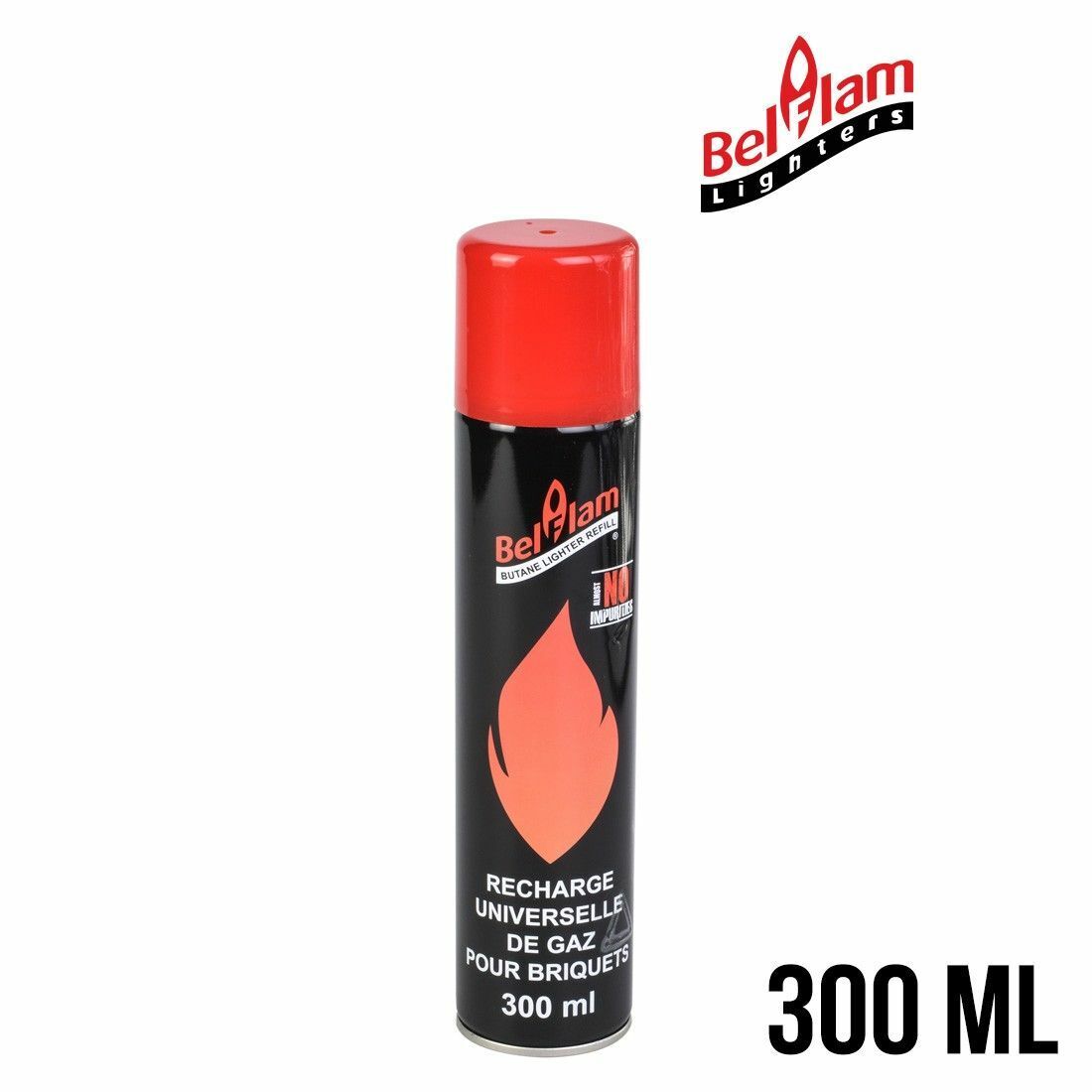 Bouteille de Gaz Belflam Premium Zero impureté 300ml pour briquet