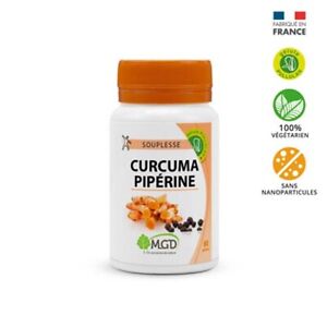 CURCUMA PIPERINE 60 gélules pullulan 230 mg